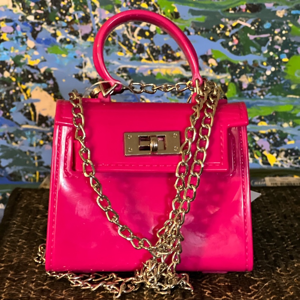 Steve Madden Hot Pink Crossbody Mini Bag / Purse